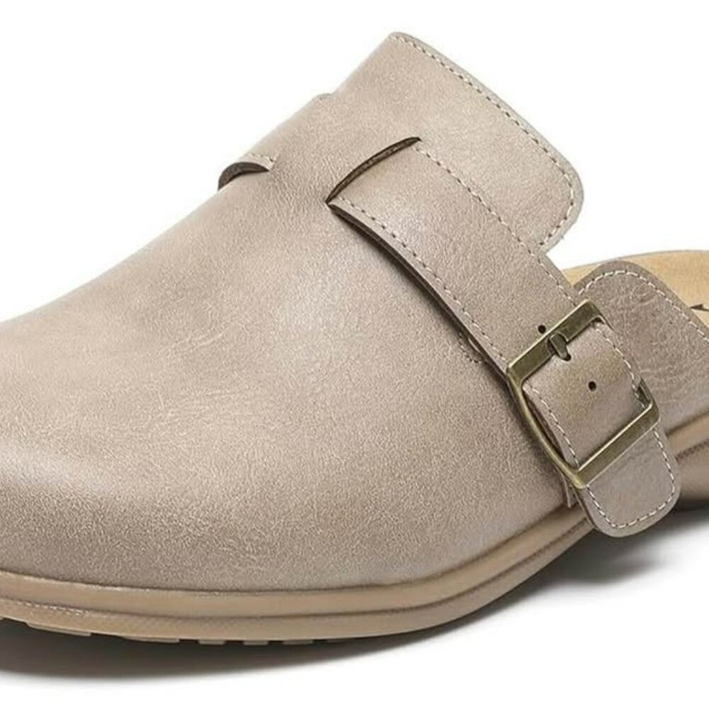 AMOJI Women Mule Clogs Slip On Lady Sandals FZ711